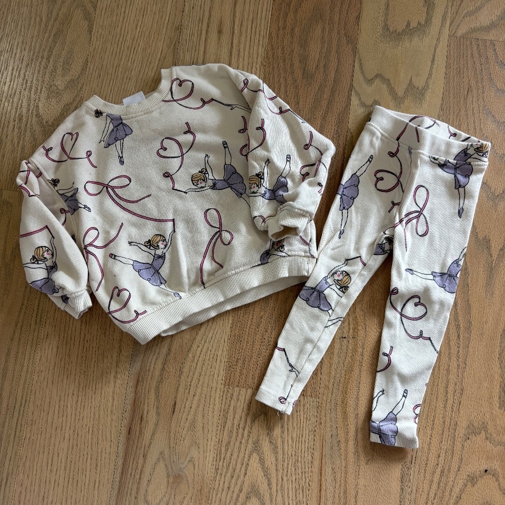 Zara Ballerina Matching Set 2T